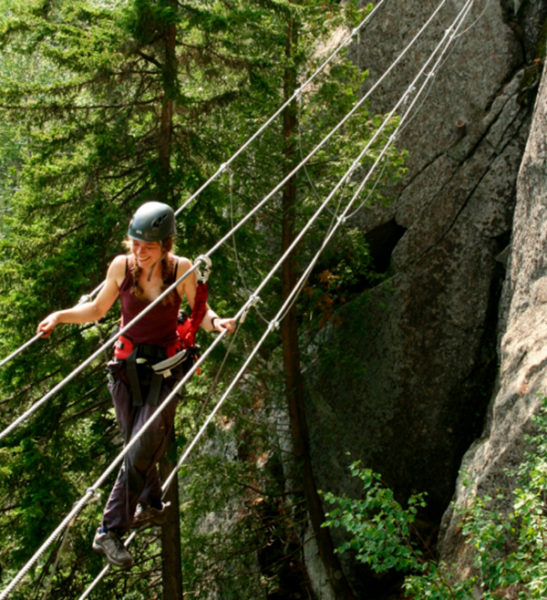 Via Ferrata Climbing - Mont Tremblant