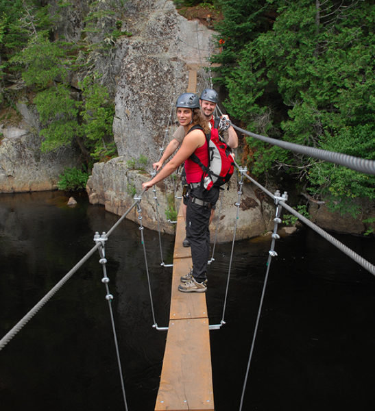 Via Ferrata climbing - Mont Tremblant