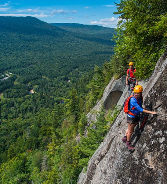 Zipline - Mont Tremblant - Aia ferrata laurentides