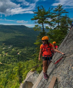 mont tremblant zipline activities - Via ferrata quebec - Via Ferrata Guided Tour