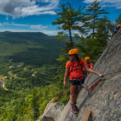 mont tremblant zipline activities - Via ferrata quebec - Via Ferrata Guided Tour