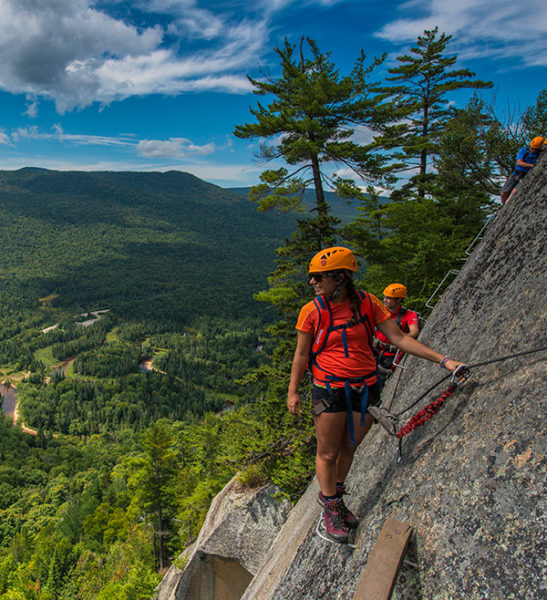 mont tremblant zipline activities - Via ferrata quebec - Via Ferrata Guided Tour