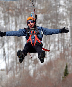 tyrolienne mont tremblant