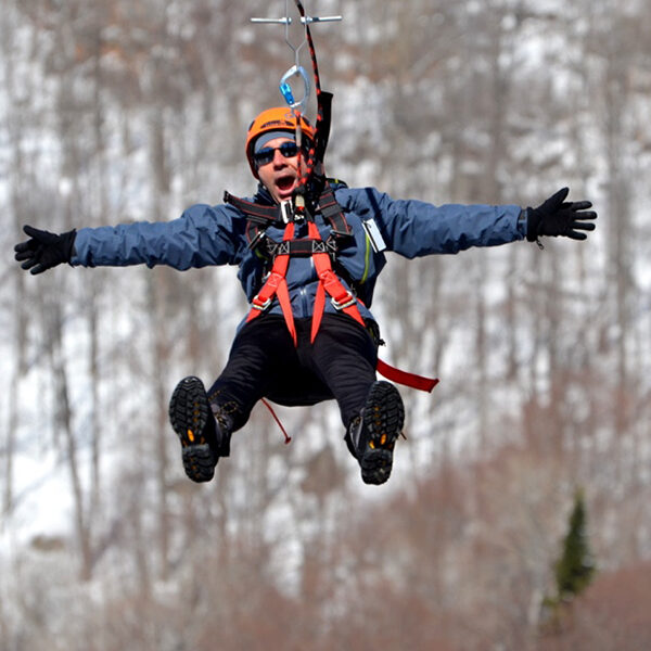 tyrolienne mont tremblant