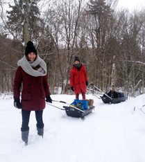 Treehouse Luggage Toboggan Transport