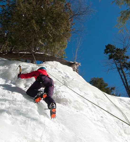 Ice climbing - Mont Tremblant