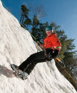 Escalade sur la glace