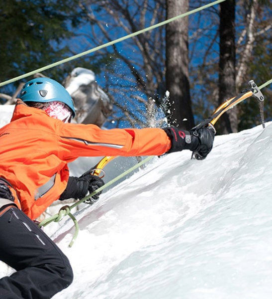 Ice climbing - Mont Tremblant