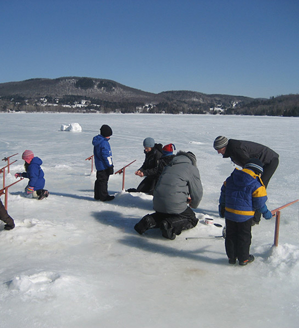 Ice Fishing - Mont Tremblant