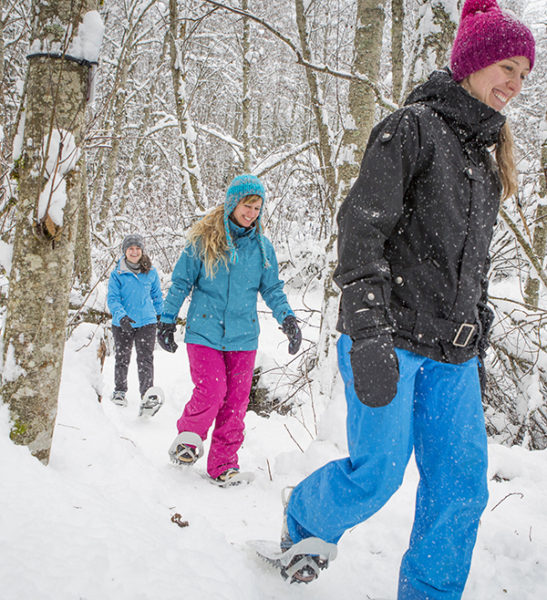 location de raquette mont tremblant