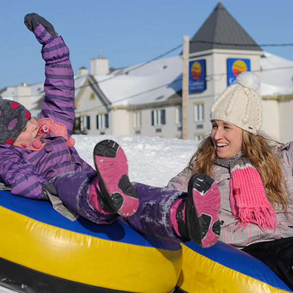 Snow tubing - Tremblant