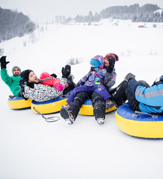 Snow tubing - Tremblant