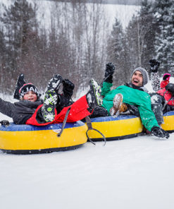 glissade sur tube mont tremblant