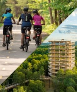 Vélo et Sentier des Cimes - Forfait (4-6h)