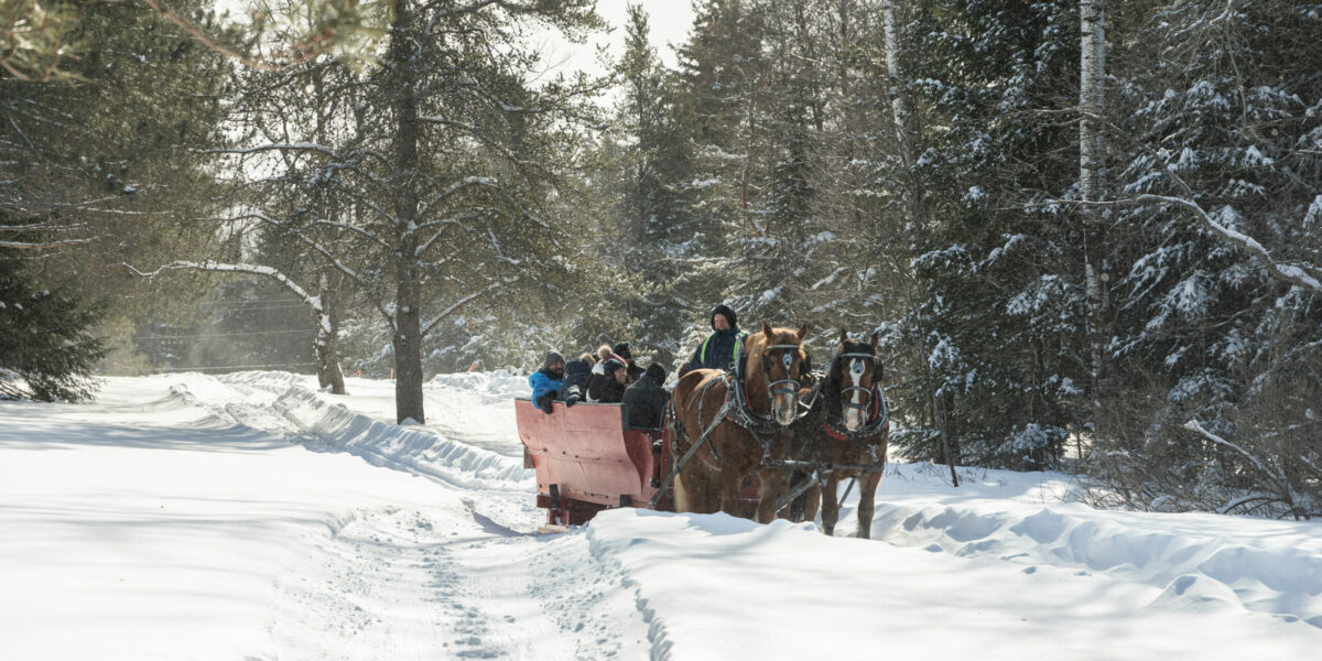 Spring Break in Mont Tremblant - Sleigh Ride