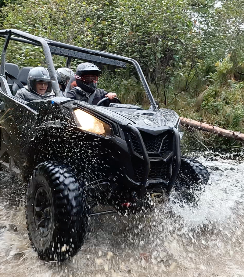 ATV – Side by side – Guided 4×4 Tour | Upper Laurentians | Mont