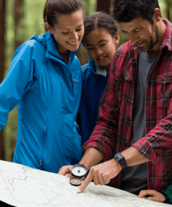 Orienteering with map and compass | Domaine Saint-Bernard Park